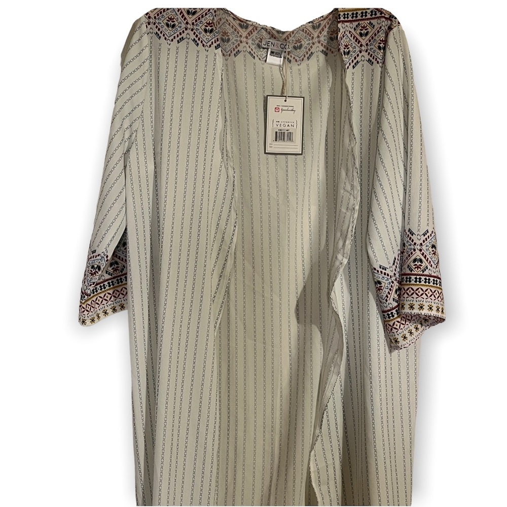 Jen & CO•Lightweight Boho Kimono Cardigan - Picture 4 of 13